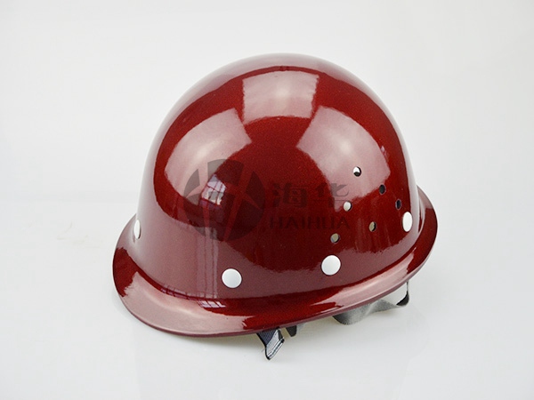 B5K型玻璃钢安全帽酒红色